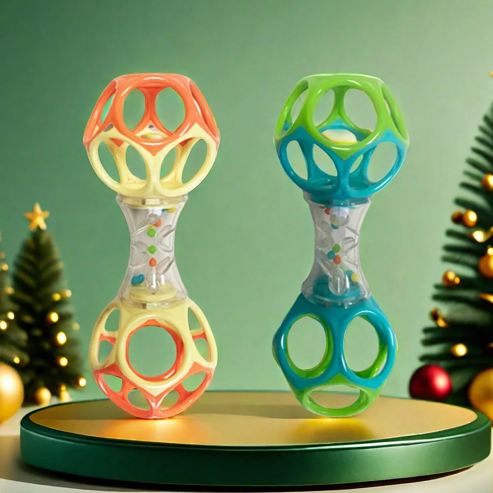 Baby Teether Rattle & Shake Barbell Toy