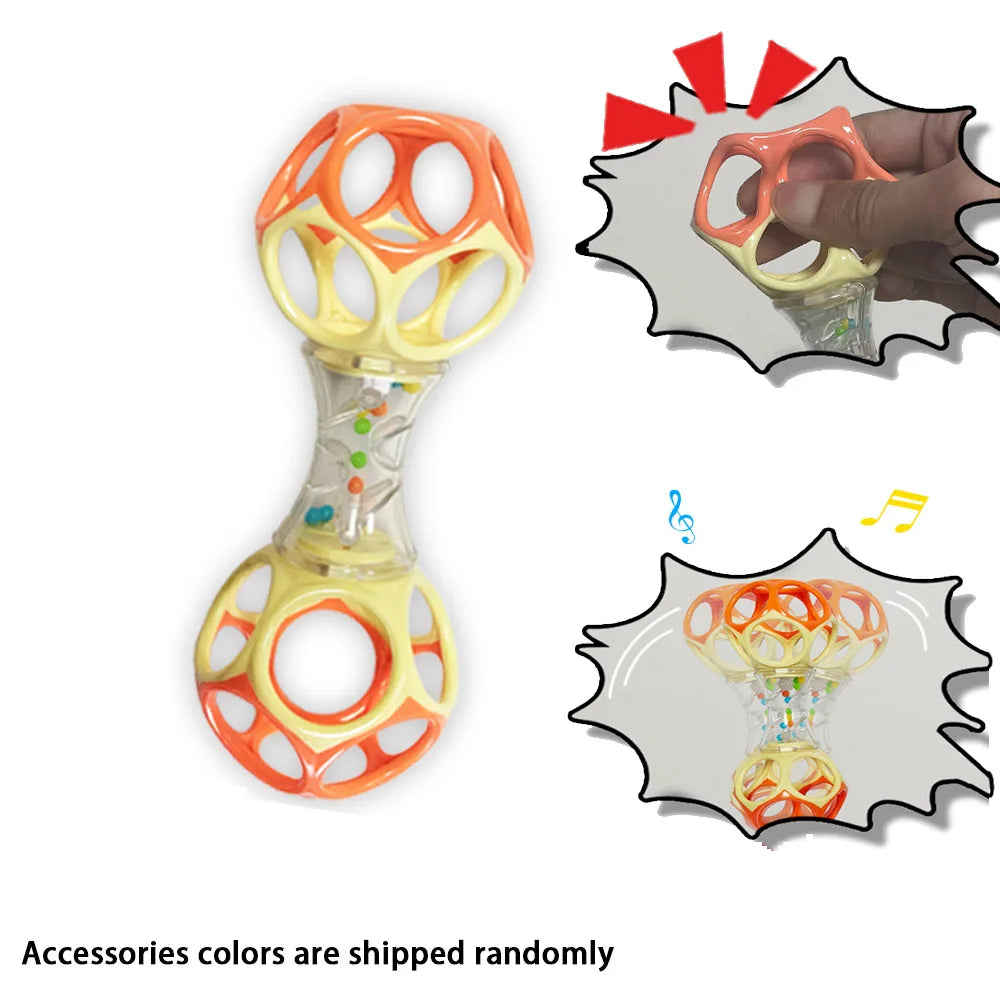 Baby Teether Rattle & Shake Barbell Toy